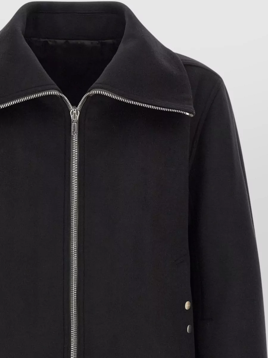 Rick Owens Virgin Wool Padded Bomber Jacket