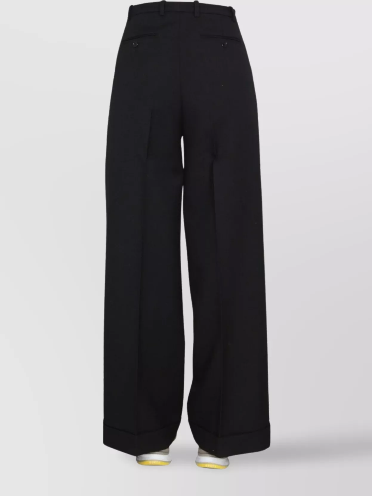 Gucci Tailored Wide Leg Wool Trousers
