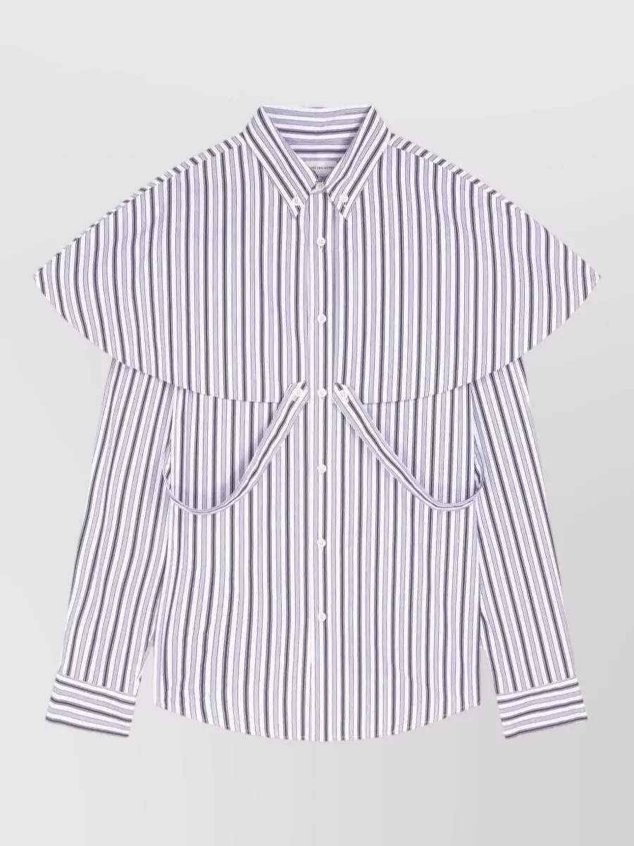 Dries Van Noten striped slim-fit cotton shirt