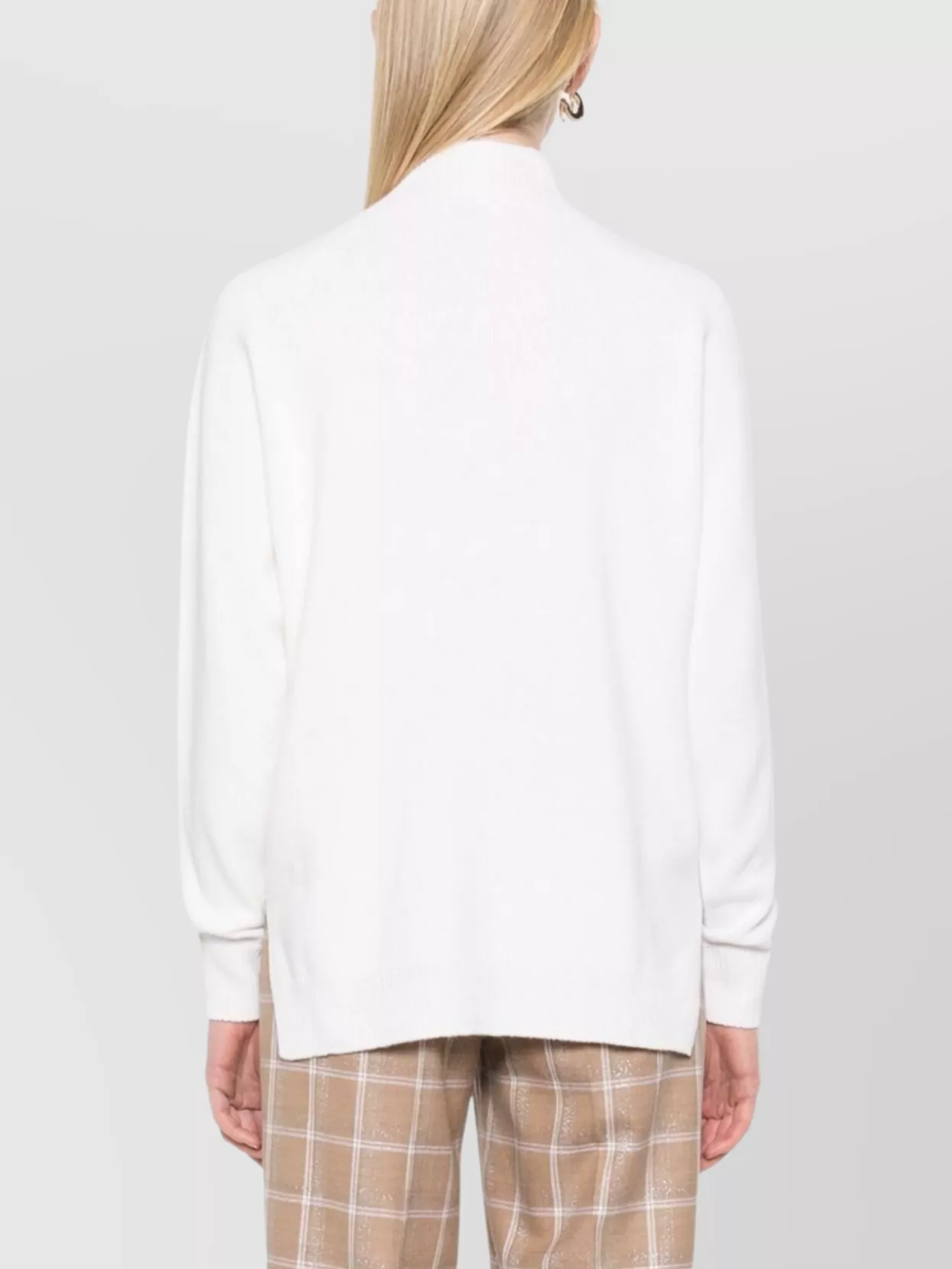Peserico High Neck Long Sleeve Knitwear Top