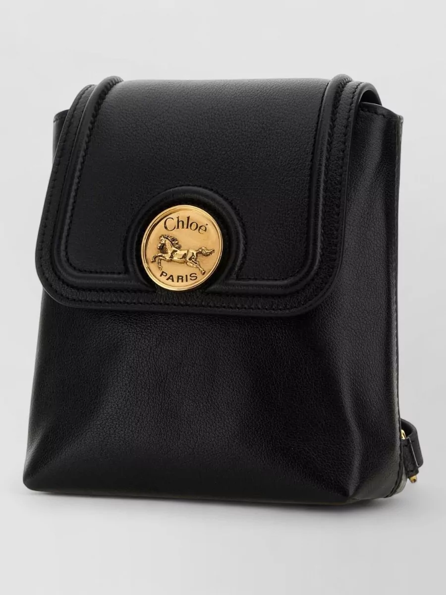 Chloé Chain Horse Leather Backpack