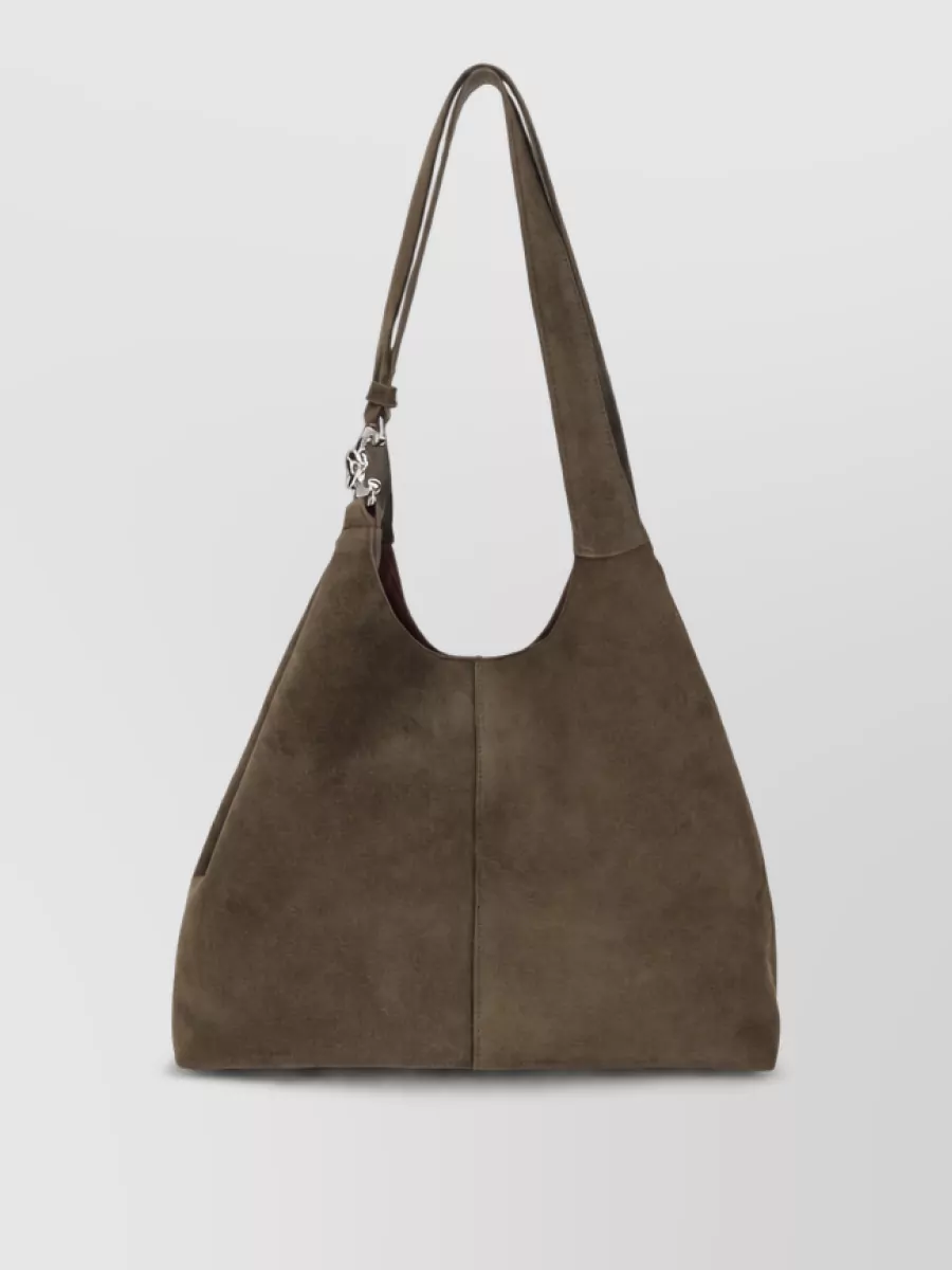Coccinelle calf leather large shoulder bag