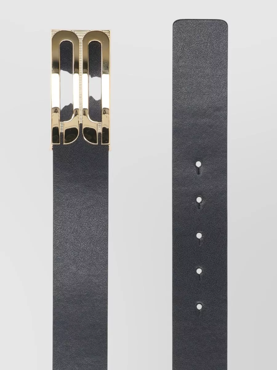 Victoria Beckham Adjustable Length Belts Smooth Finish Design