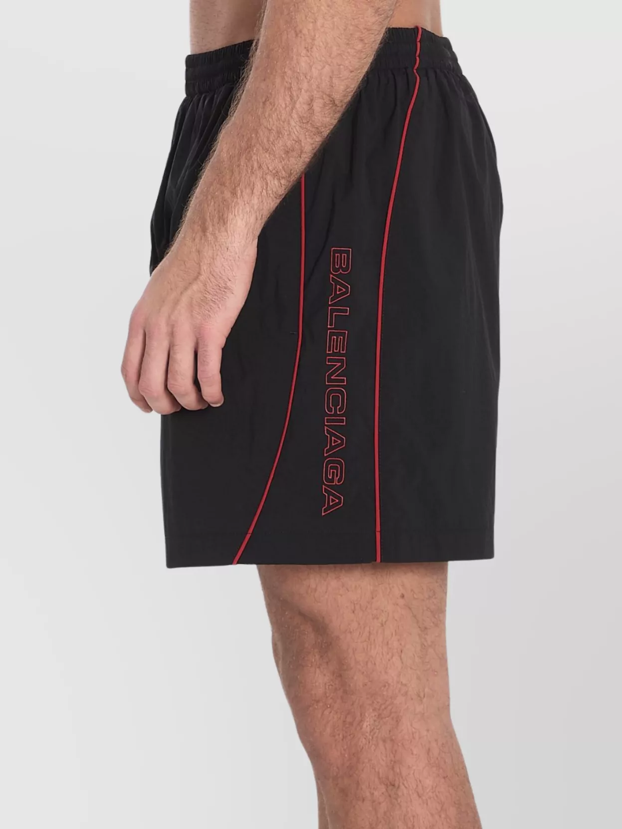 Balenciaga Logo Bermuda Shorts With Adjustable Waist
