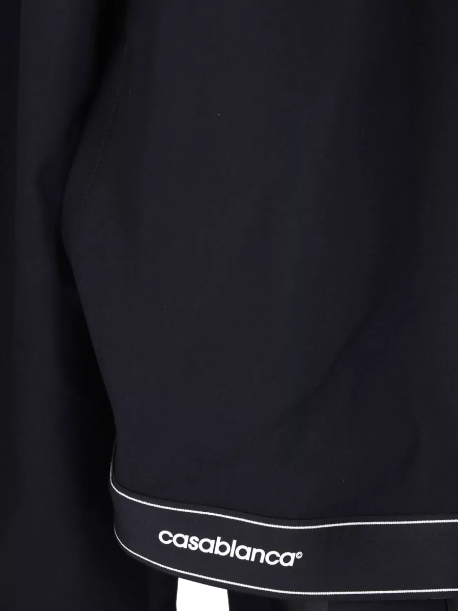 Casablanca Virgin Wool Single-Breasted Coat