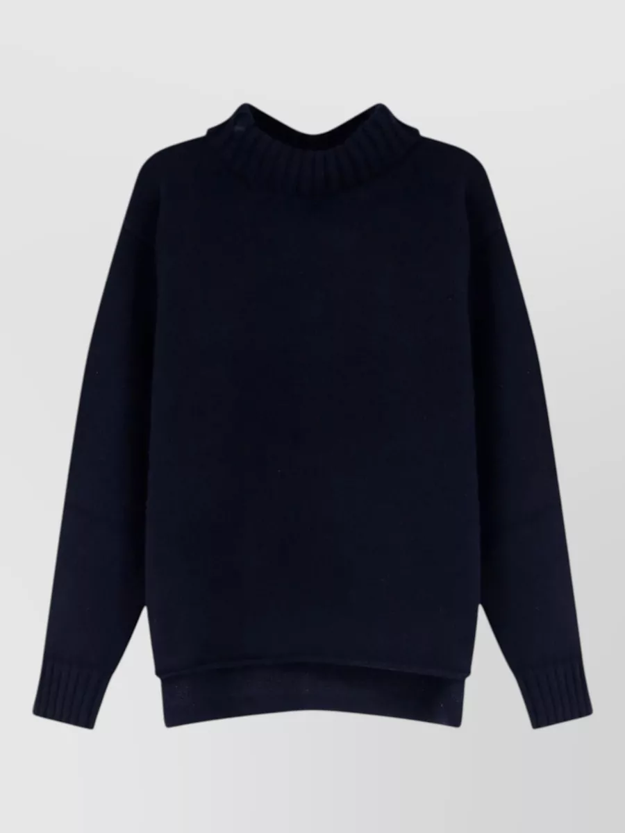 Bottega Veneta wool cashmere ribbed turtleneck sweater