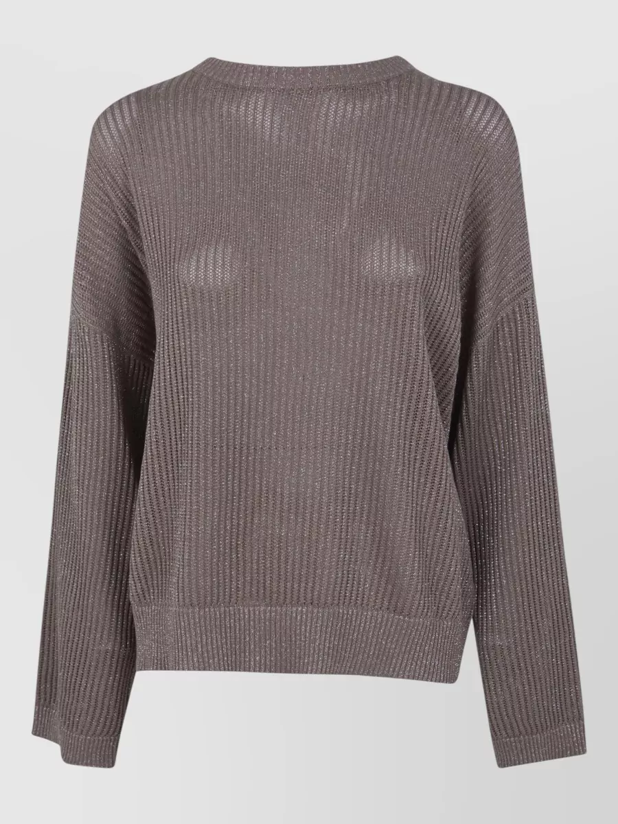 Brunello Cucinelli Metallic knit jumper