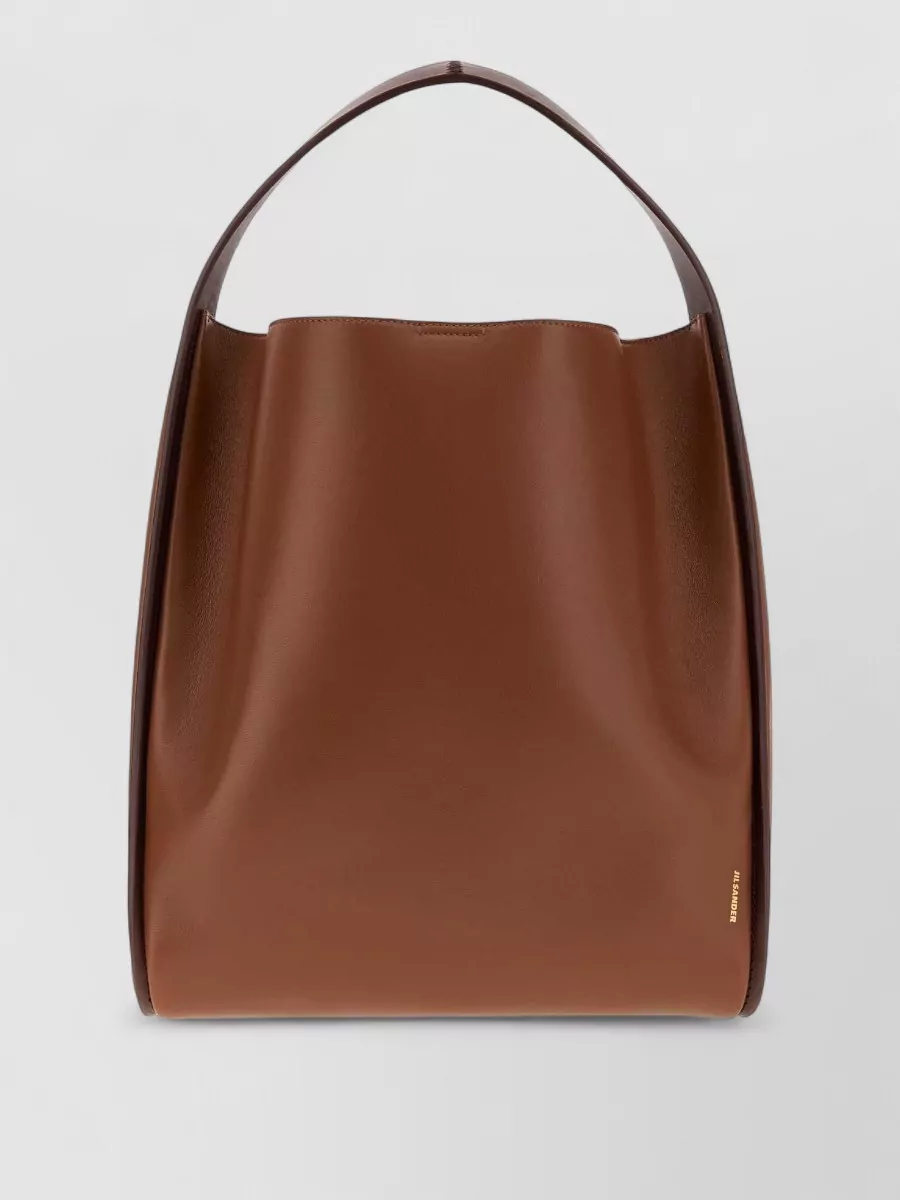 Jil Sander Market tote leather shoulder bag