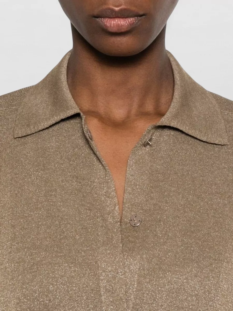 Fabiana Filippi Short-Sleeve Polo Shirt