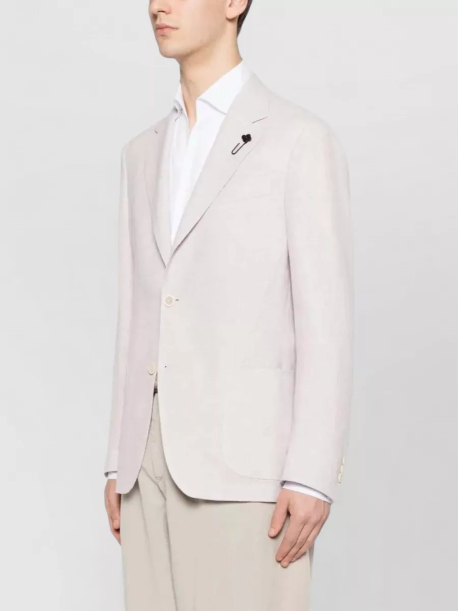 Lardini Mens Roma Jacket Notch Lapel Single Breasted