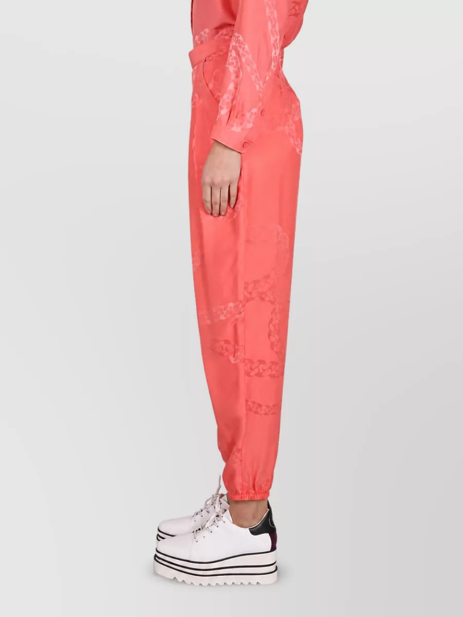 Stella Mccartney Silk Tapered Trousers