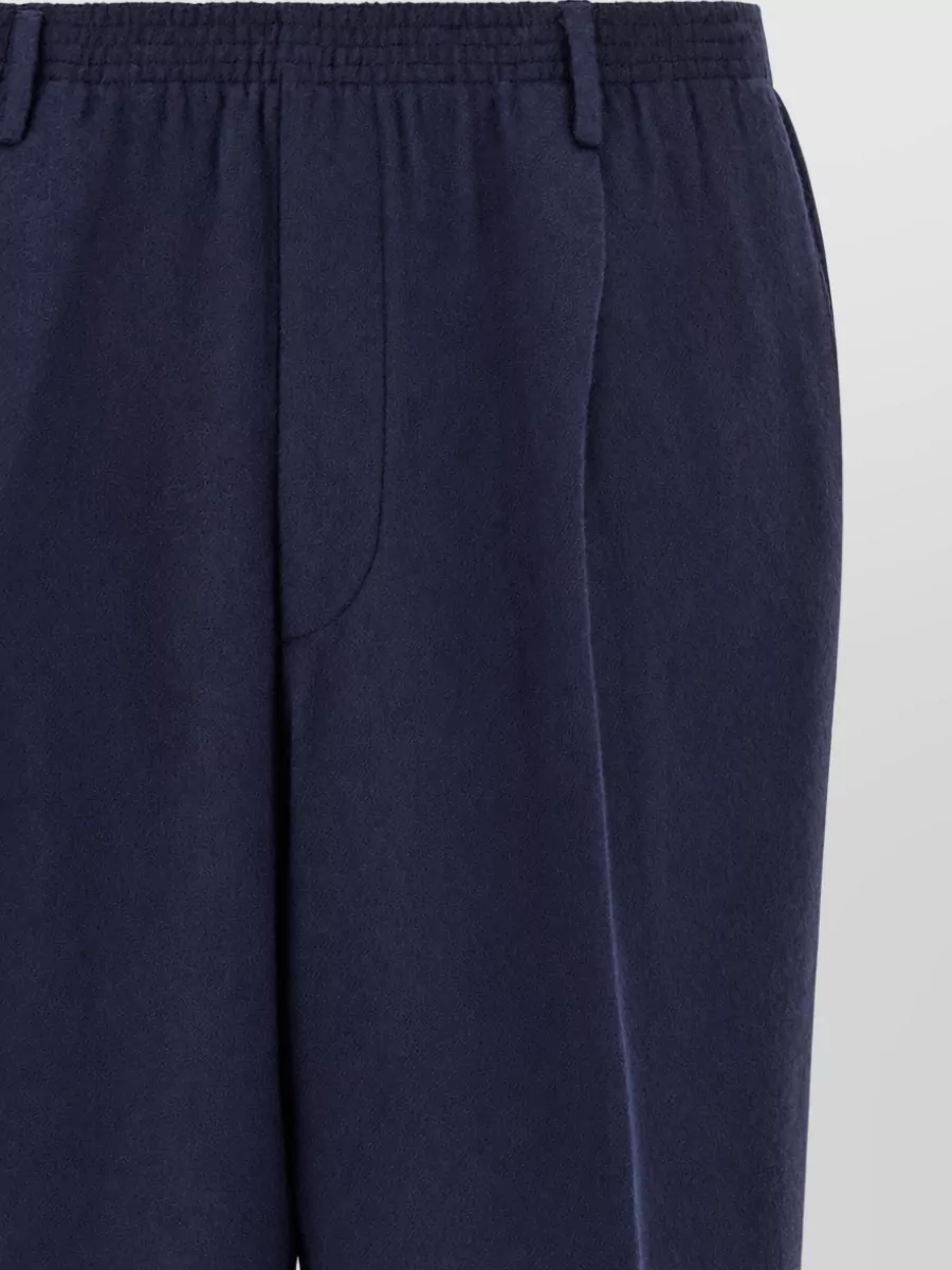 Cellar Door Cashmere Virgin Wool Straight-Leg Trousers