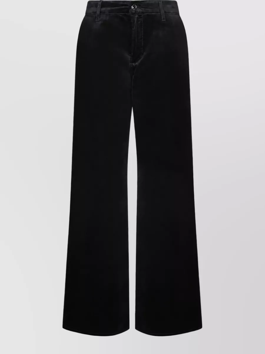 7 For All Mankind Velvet high-rise wide-leg jeans