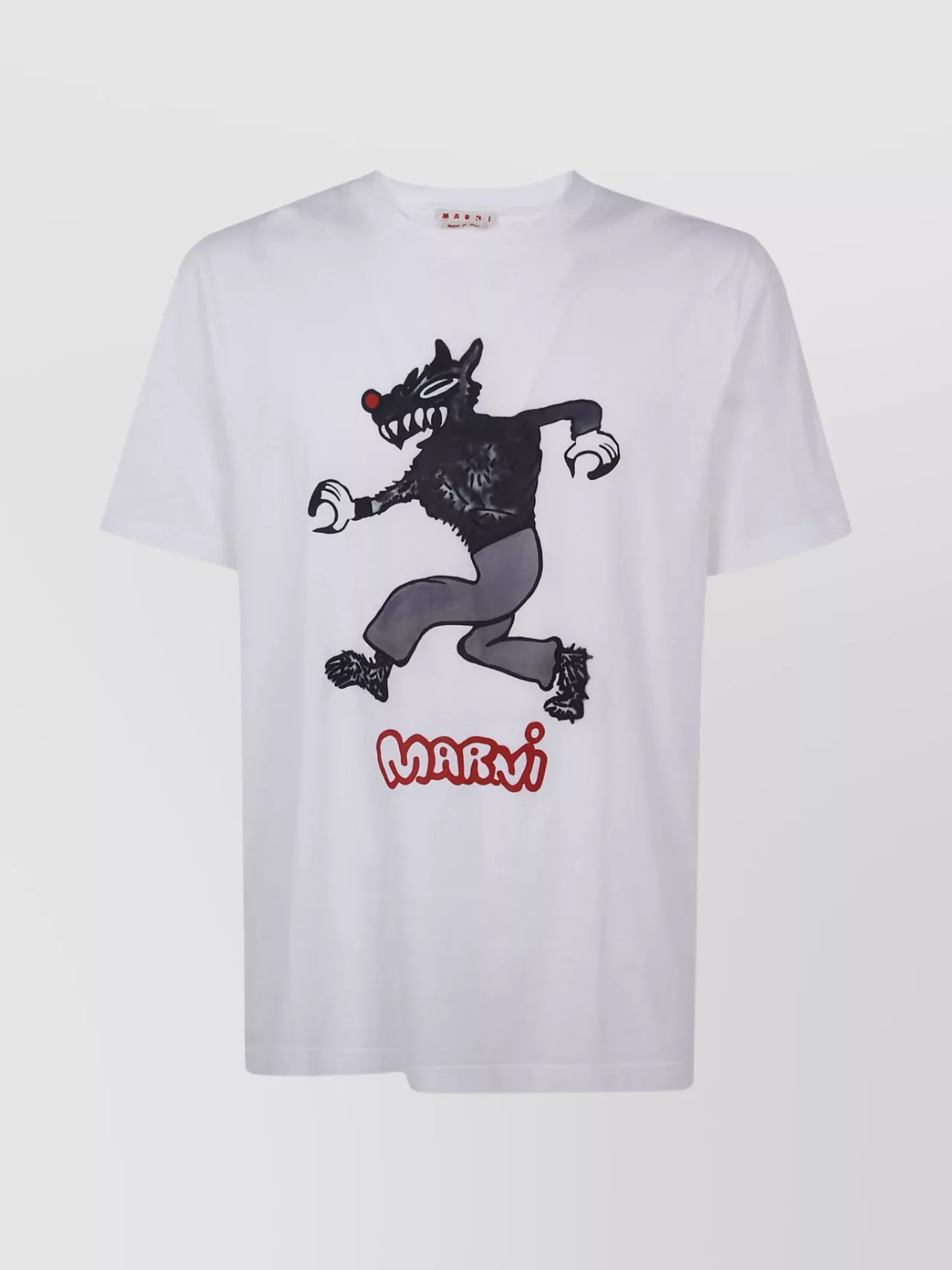 Marni Graphic Print Crew Neck Short Sleeve T-Shirt