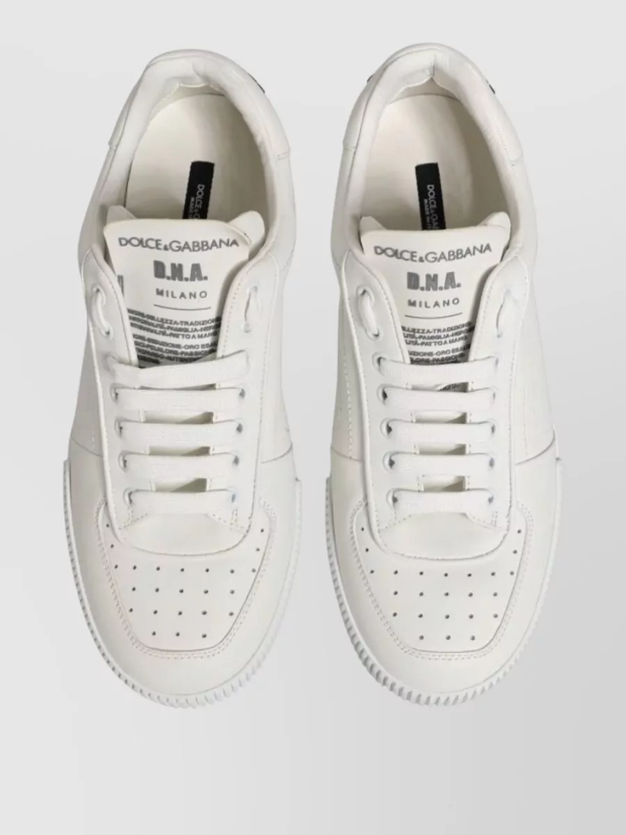 Dolce&Gabbana Leather Low Top Sneakers