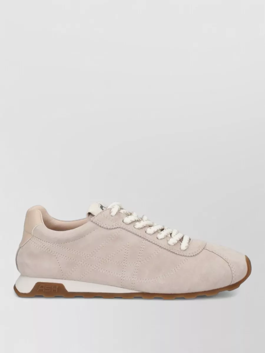 Ash Leather Low-Top Sneakers