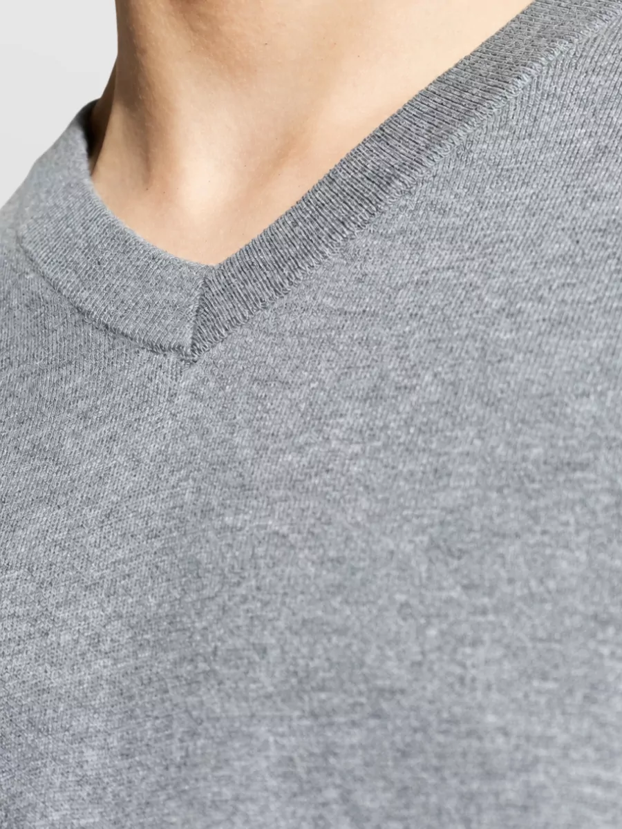 Lisa Yang Cashmere V-Neck Short-Sleeve T-Shirt