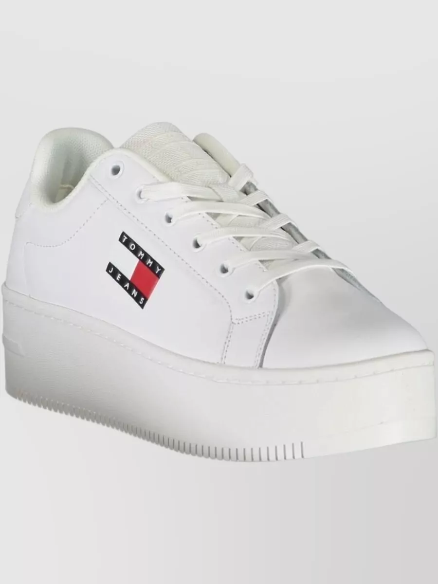 Tommy Hilfiger Leather Low-Top Sneakers