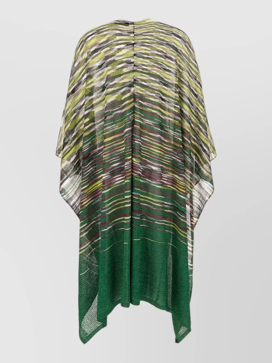 Missoni Embroidered Knit Cape