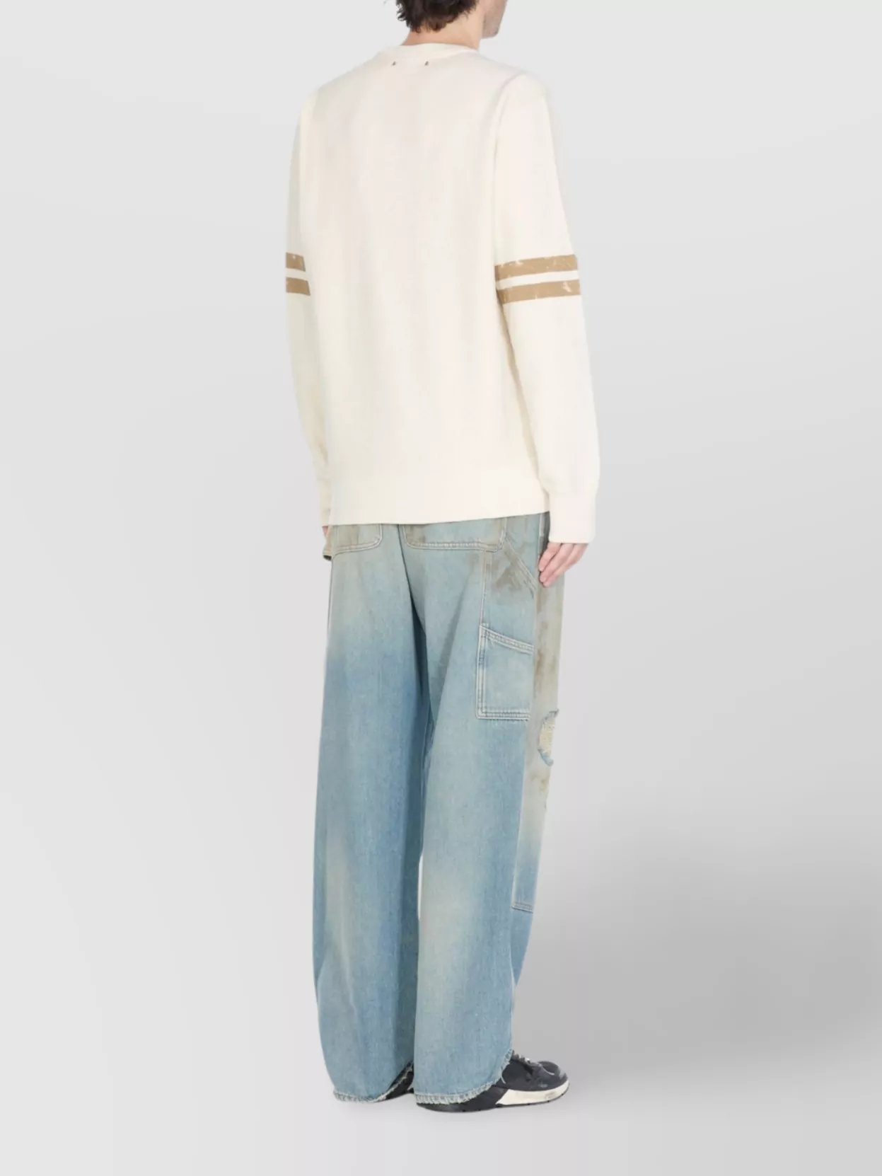 Golden Goose Crew Neck Graphic Print Sweater