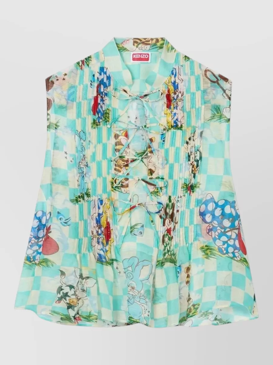 Kenzo linen silk blouse