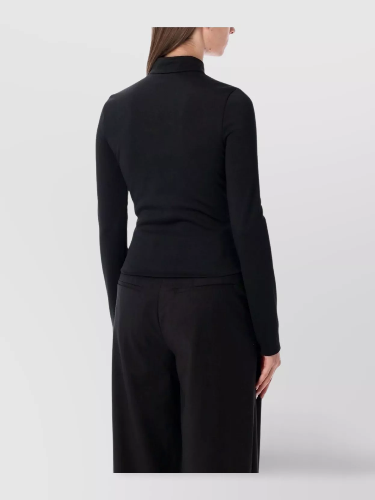 Courrèges Biker Tracksuit Interlock Jacket In Black