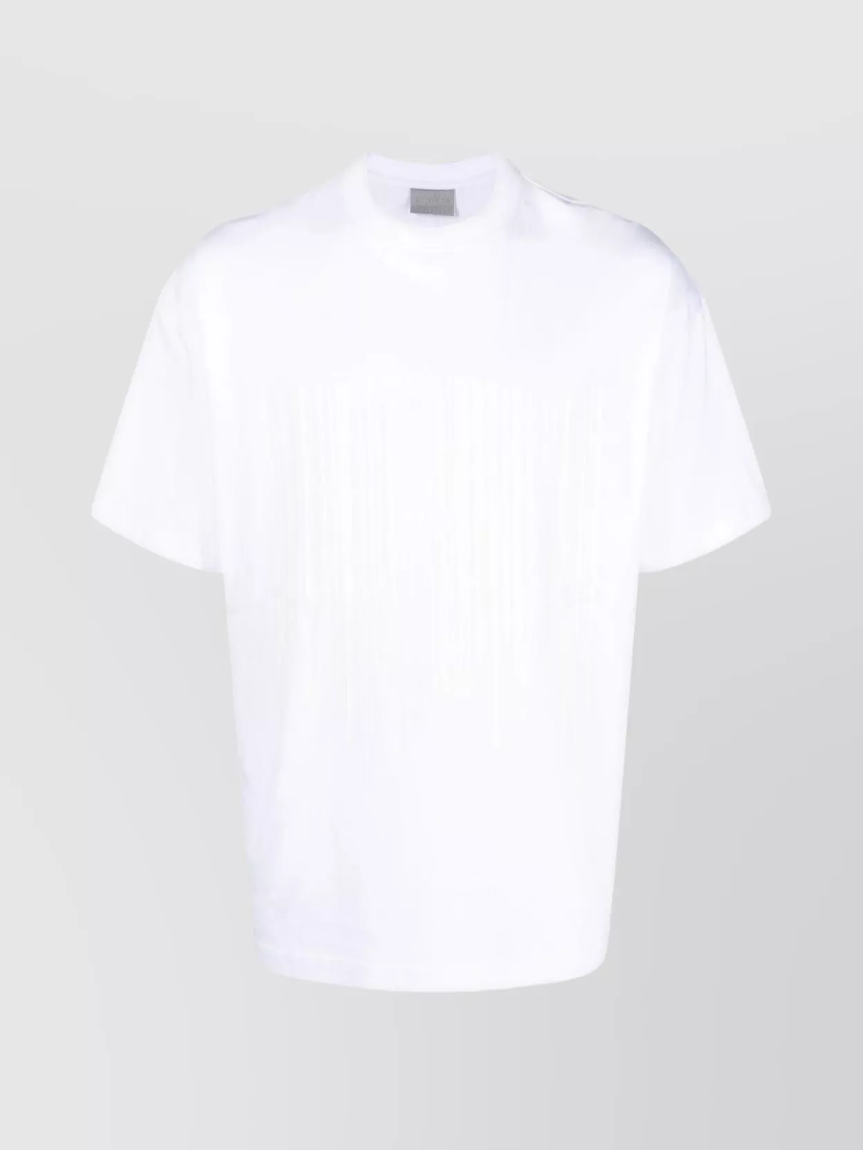 Vtmnts Graphic Print Crew Neck Relaxed Fit Top In White