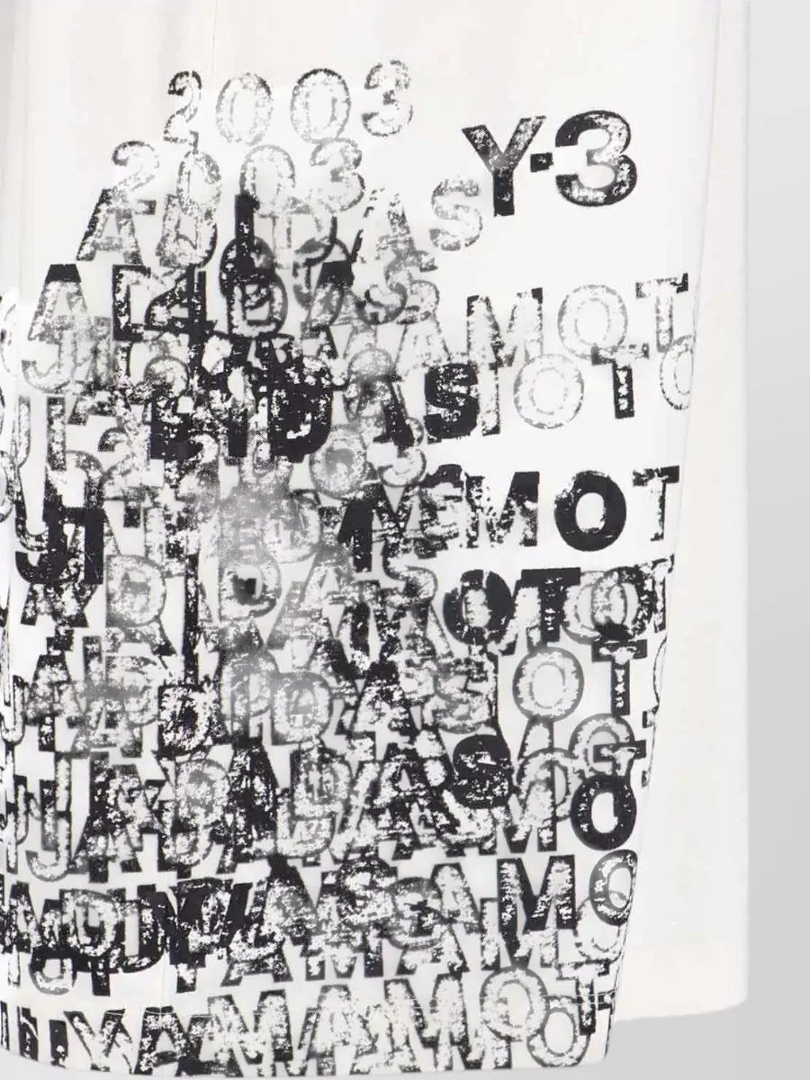 Y-3 Graphic Crew Neck Top Short Sleeves