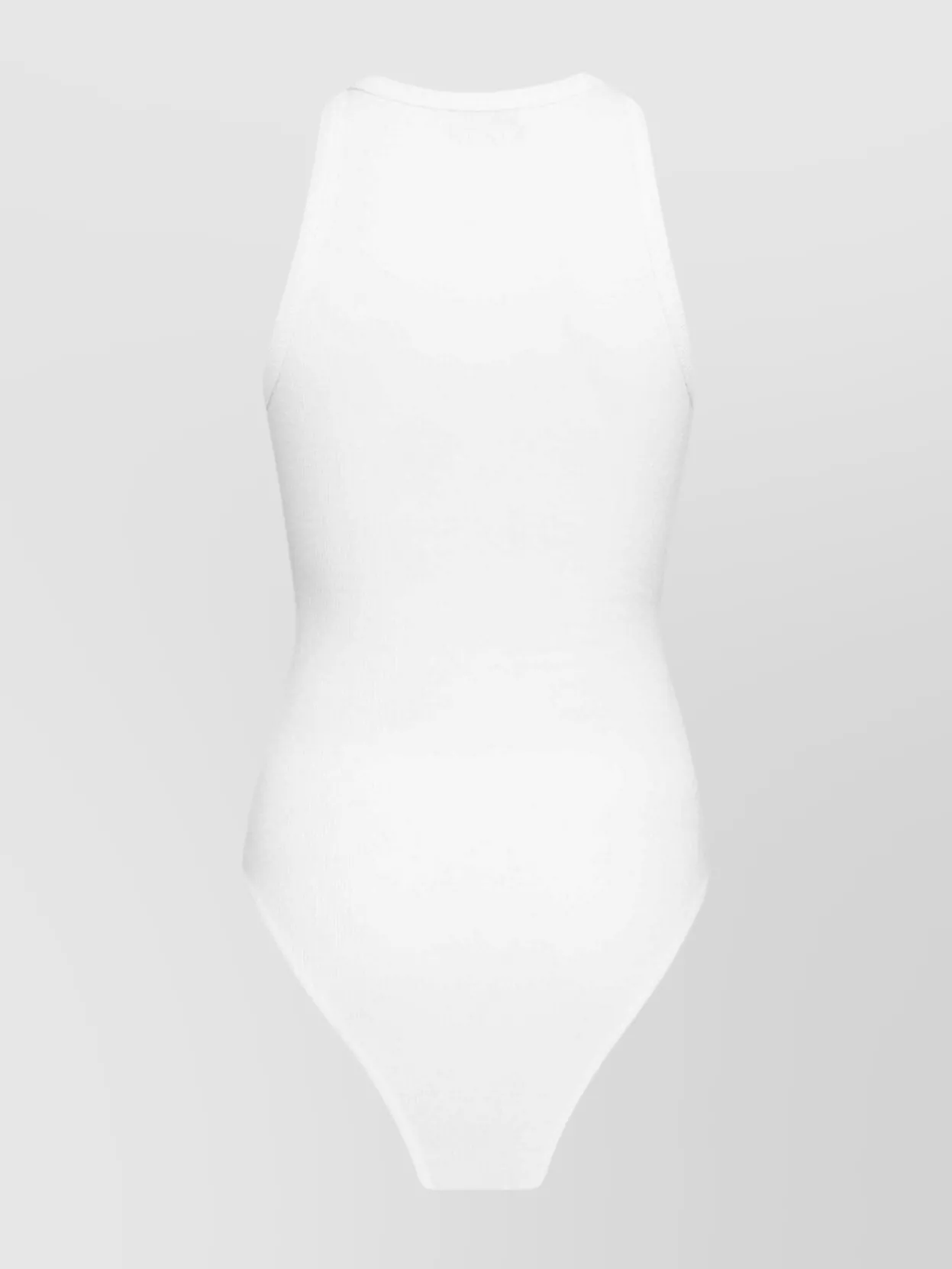 Alaïa Ribbed High Neck Sleeveless Bodysuit