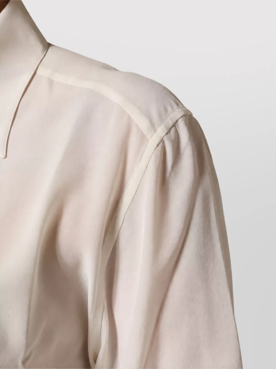 Dolce&Gabbana Silk Long-Sleeve Blouse