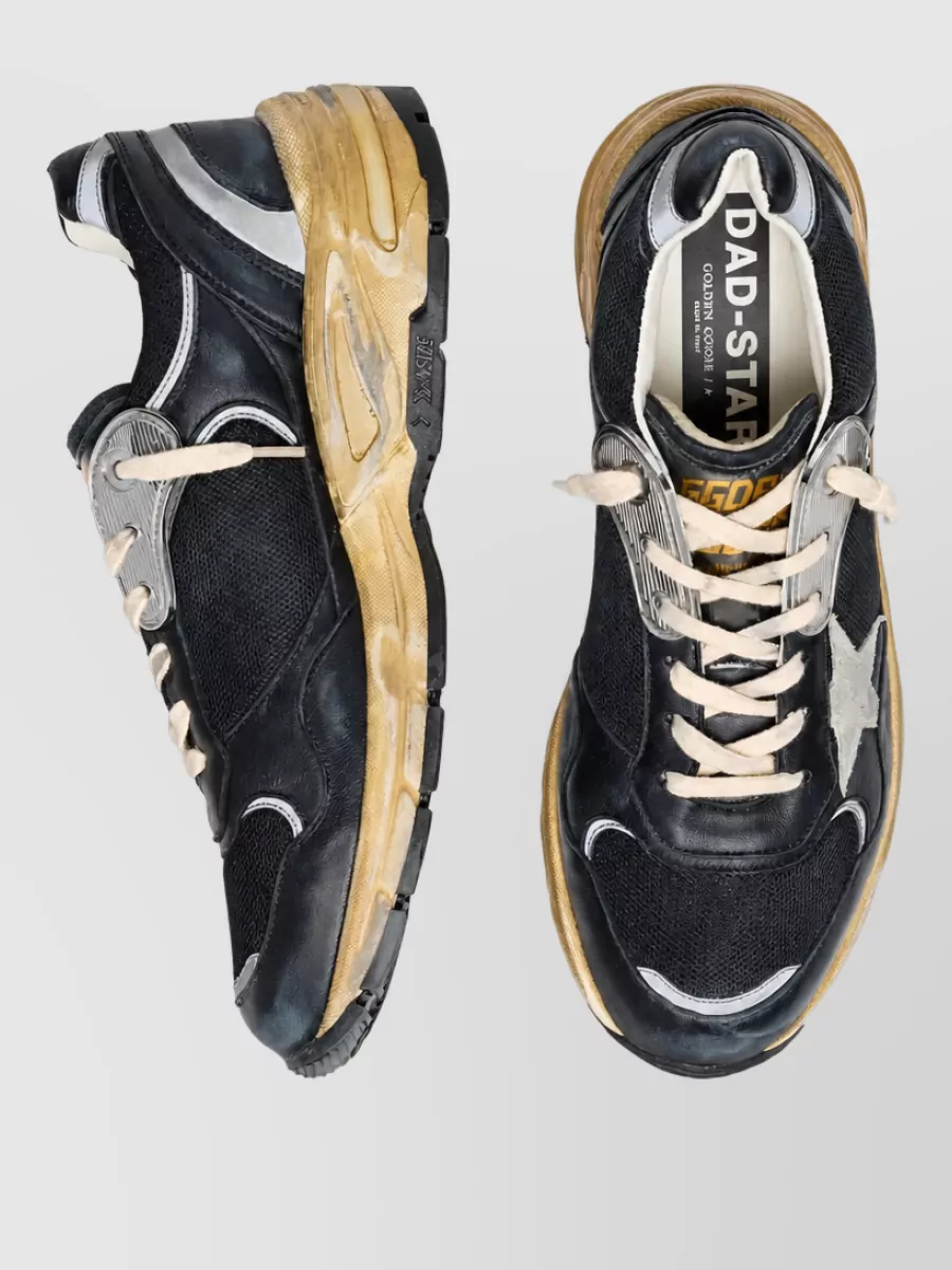 Golden Goose Leather Low-Top Sneakers