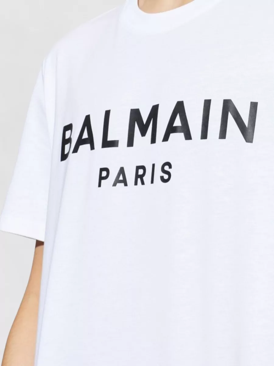 Balmain Crew Neck T-Shirt Short Sleeve Design