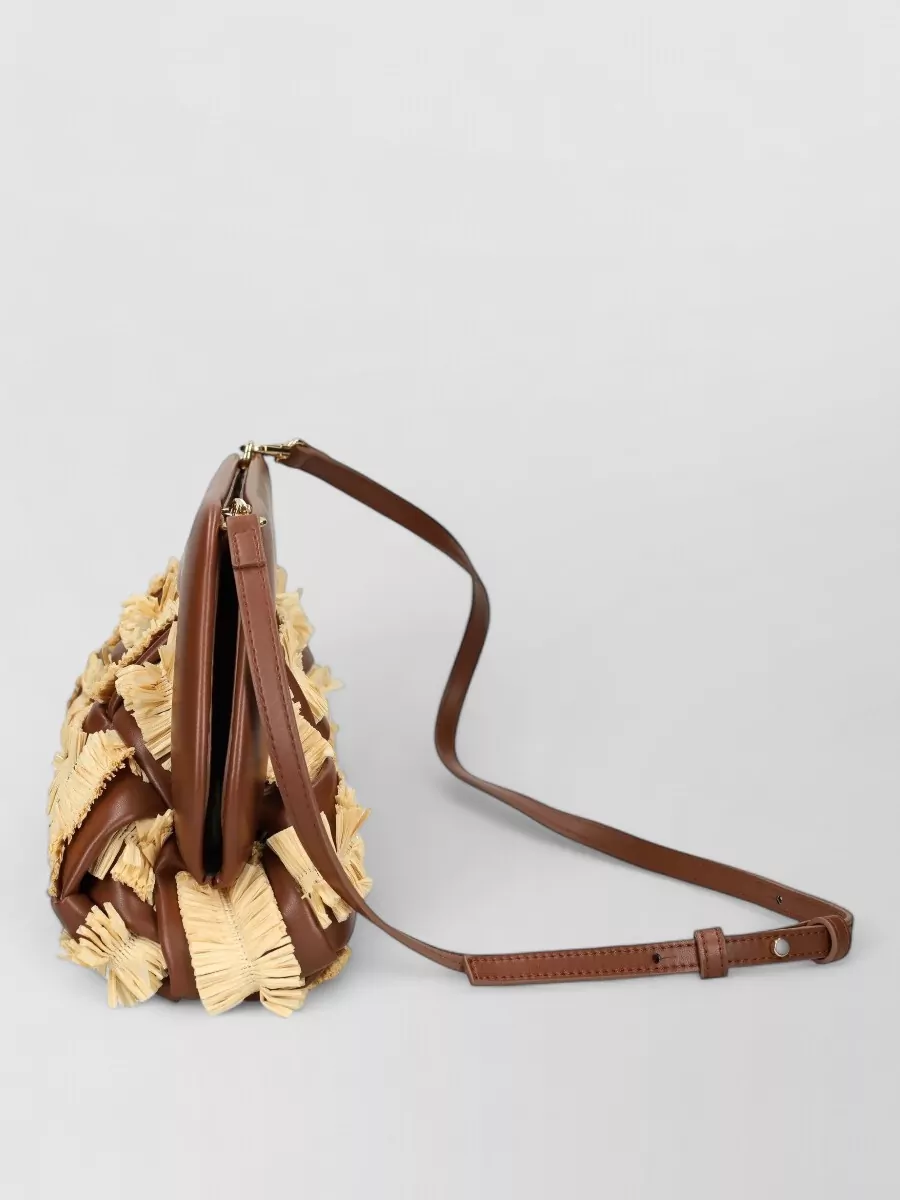 Themoiré Bios Leather Clutch Bag