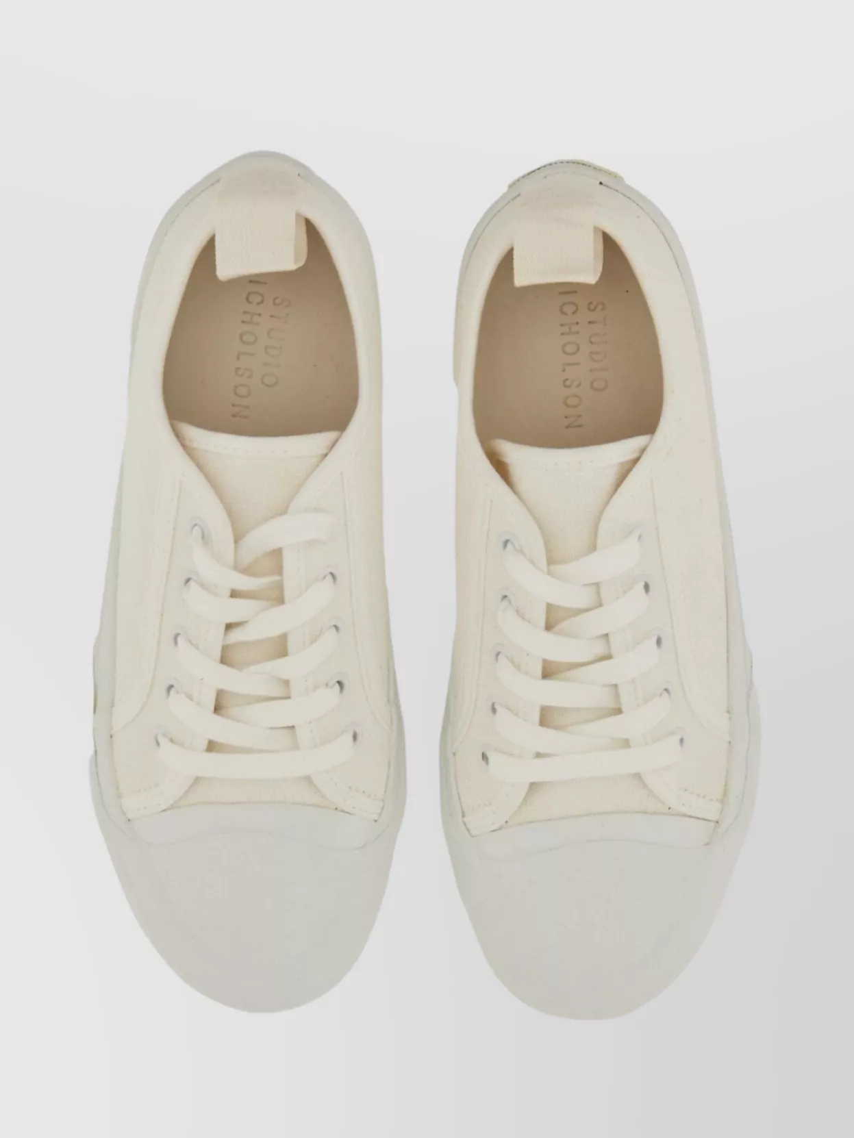 Studio Nicholson Canvas Sneakers With Pull Tab And Rubber Sole