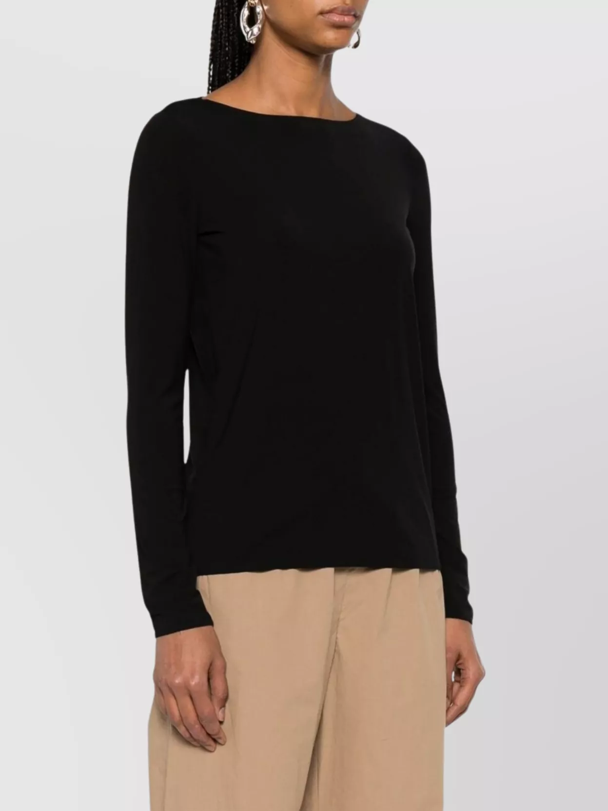 Wolford Timeless Longsleeves Round Neck Top