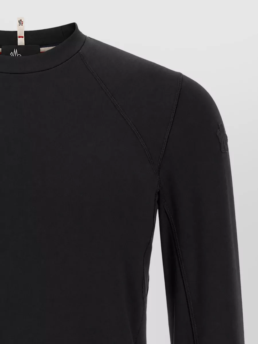 Moncler Grenoble Turtleneck Thermal Long-Sleeve T-Shirt