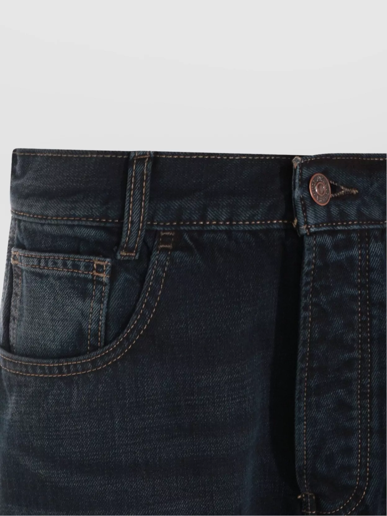 Aya Muse Straight Leg Five-Pocket Trousers With Belt Loops