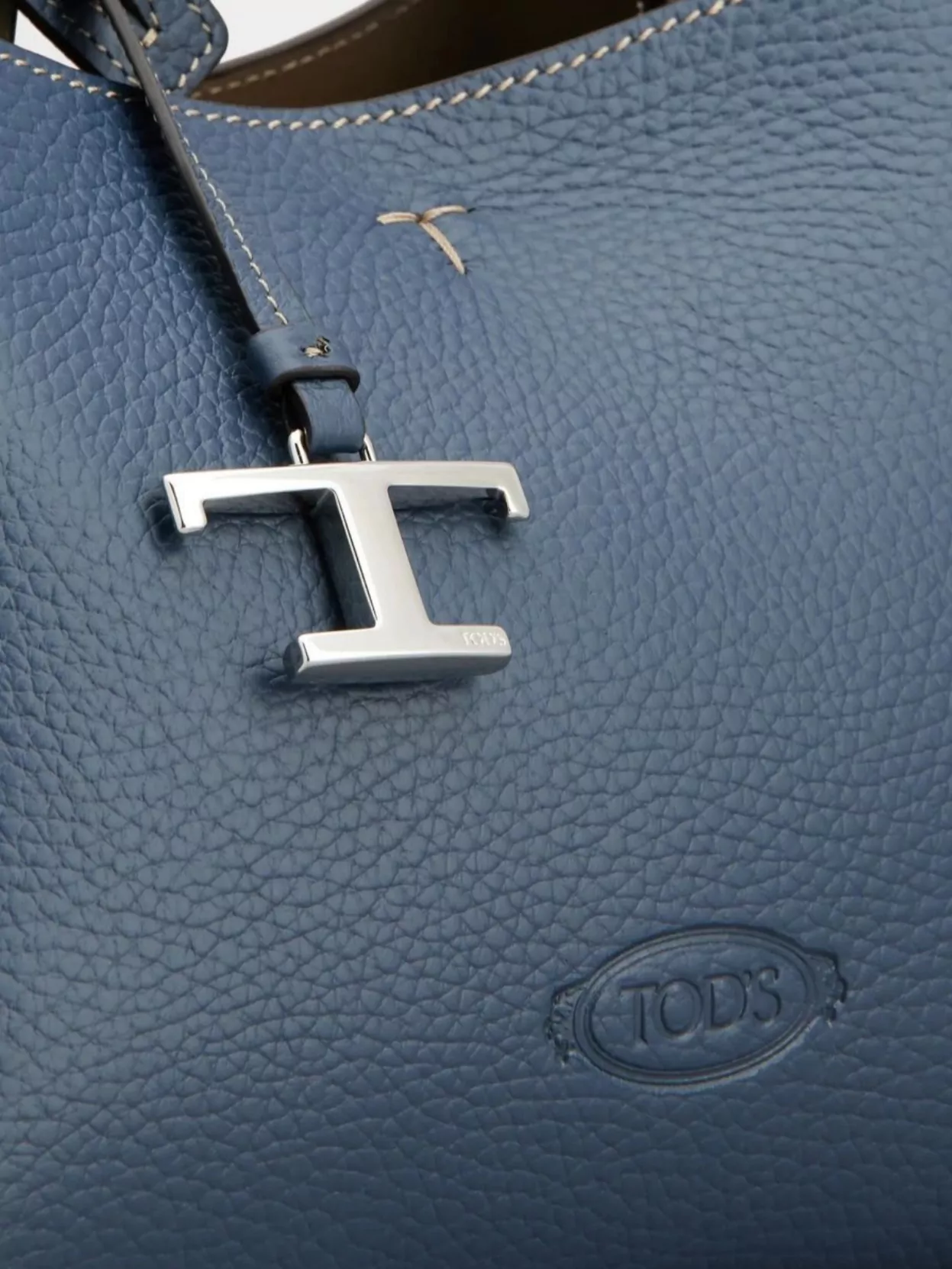 Tod's Leather Micro Clutch Bag Detachable Strap