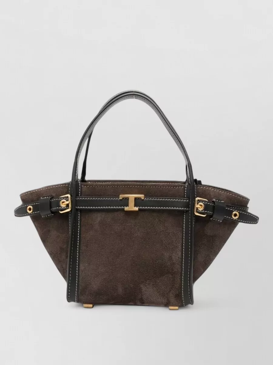 Tod's suede leather mini bag