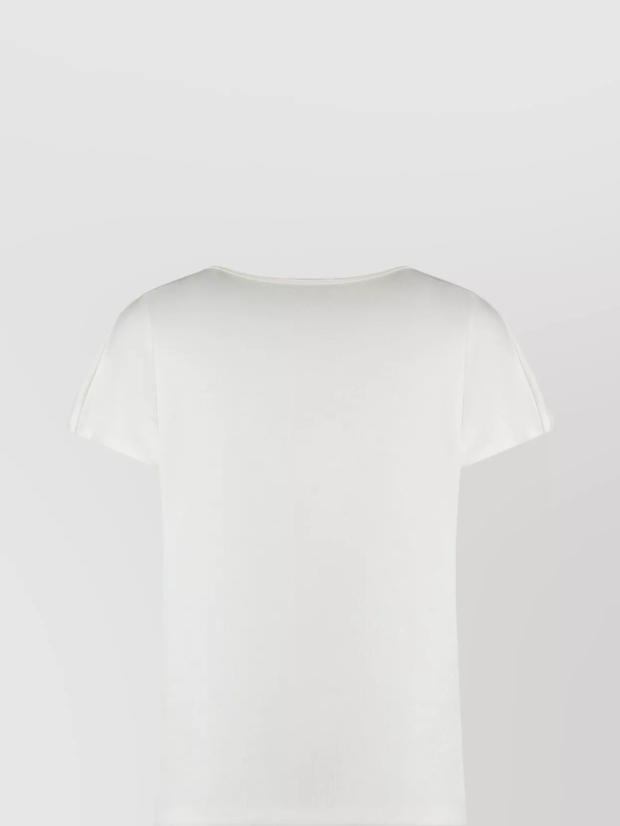 Vince Draped Neckline Knitted T-Shirt
