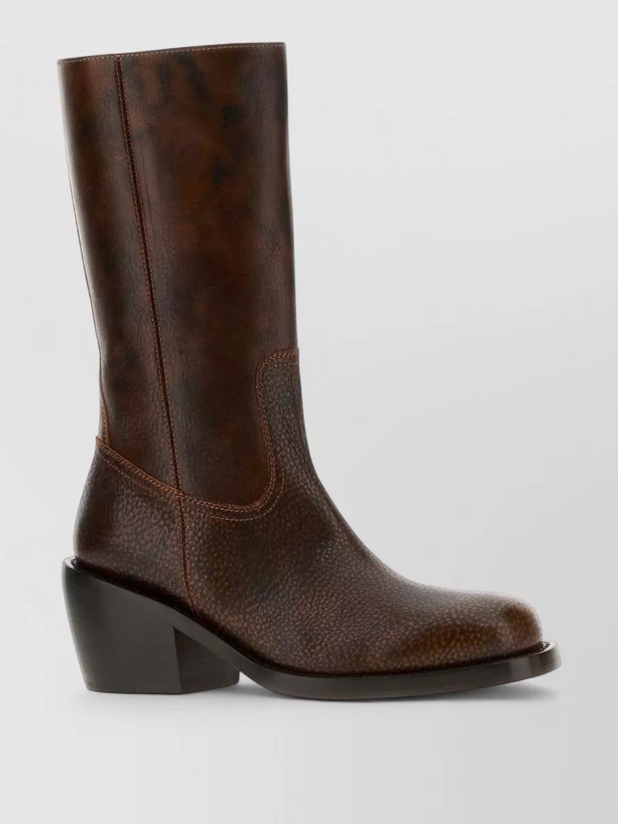 Dries Van Noten leather boots