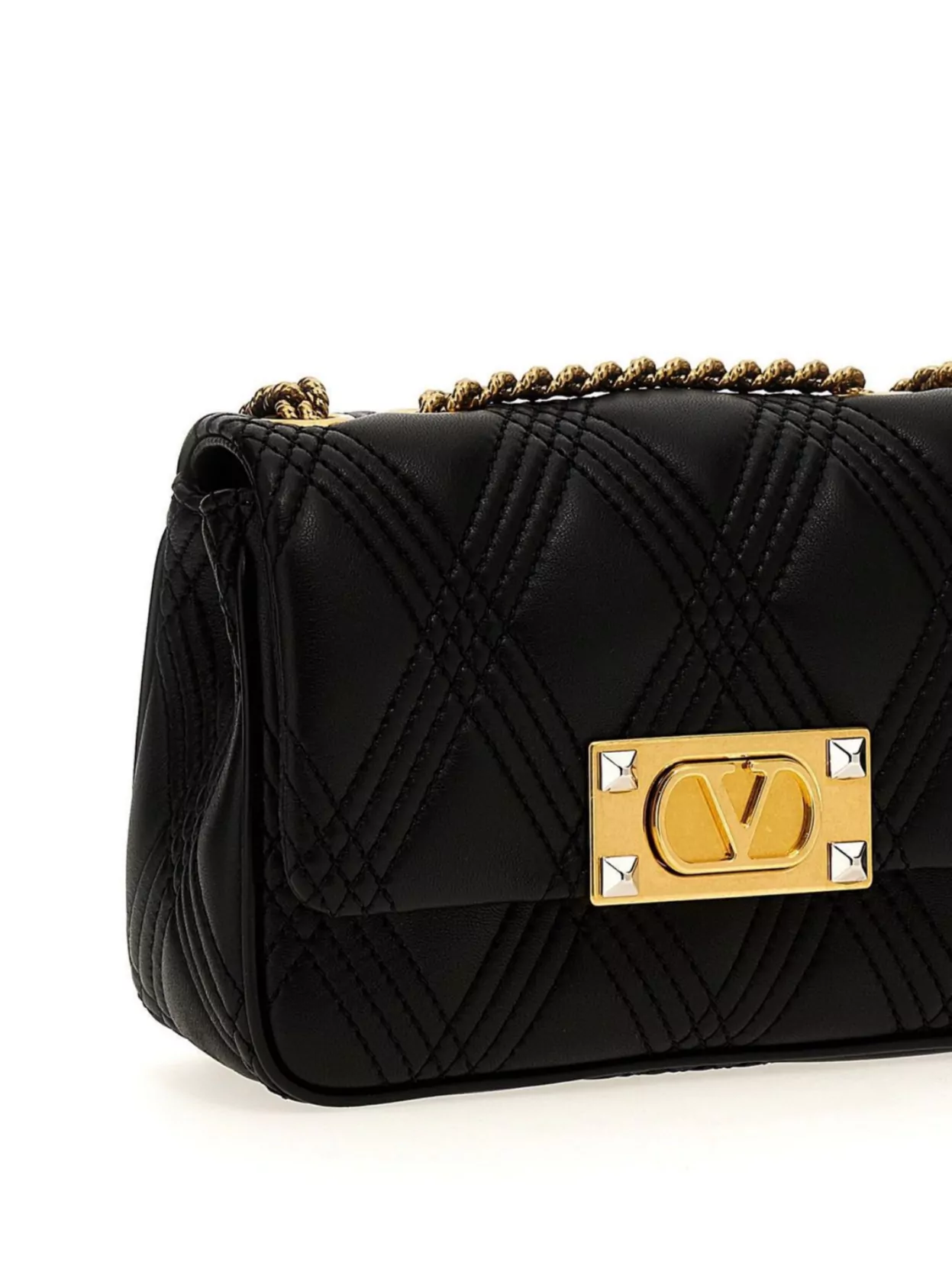 Valentino Quilted Chain Strap Shoulder Bag