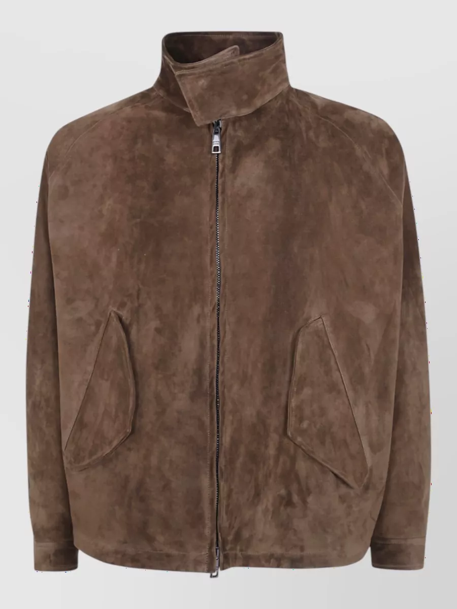 Giorgio Brato leather oversized coat