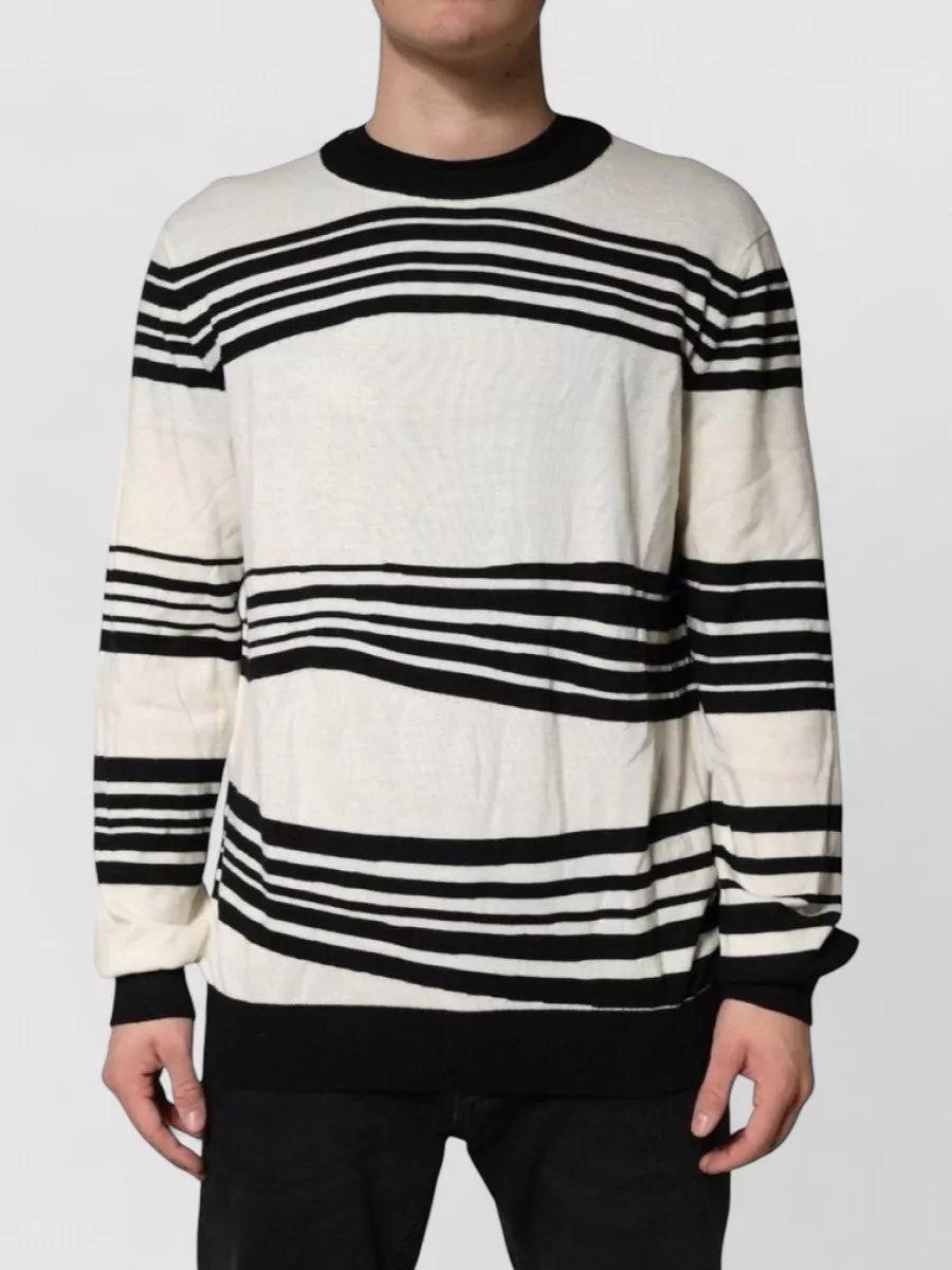 Dolce&Gabbana wool striped crew-neck sweater