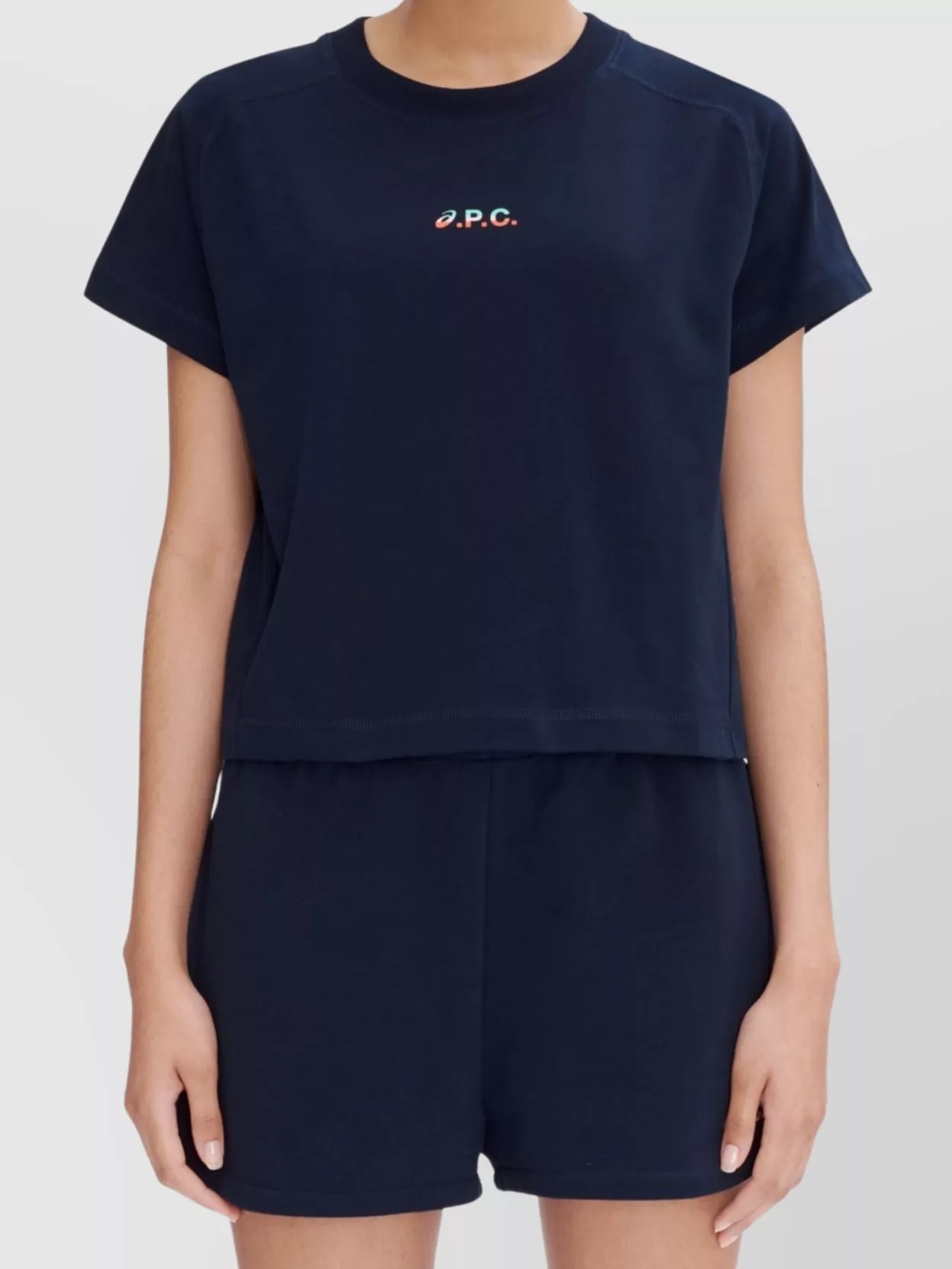 A.p.c. Cloud Cropped Crewneck T-Shirt