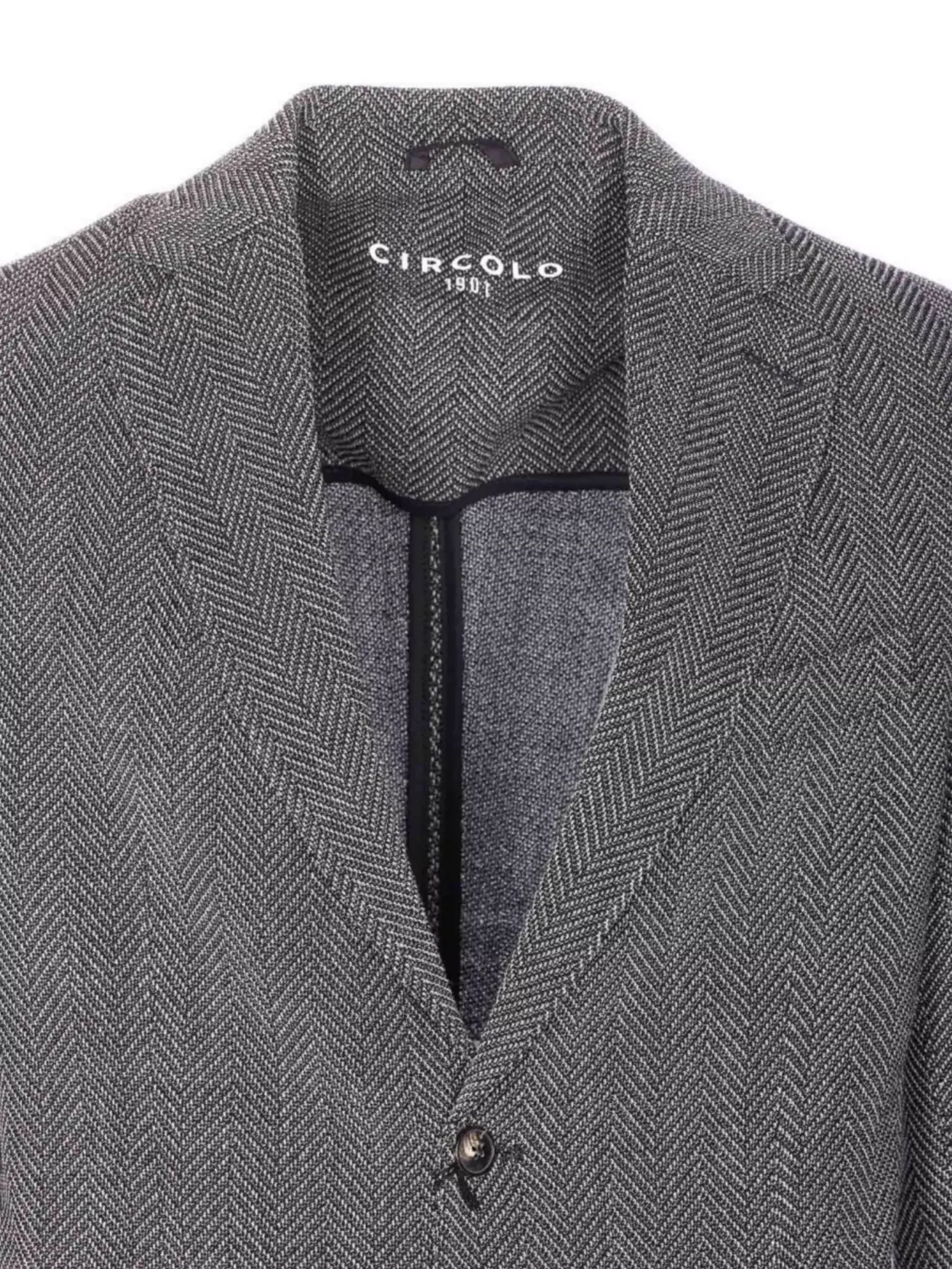 Circolo 1901 Chevron Motif Single Breasted Jacket