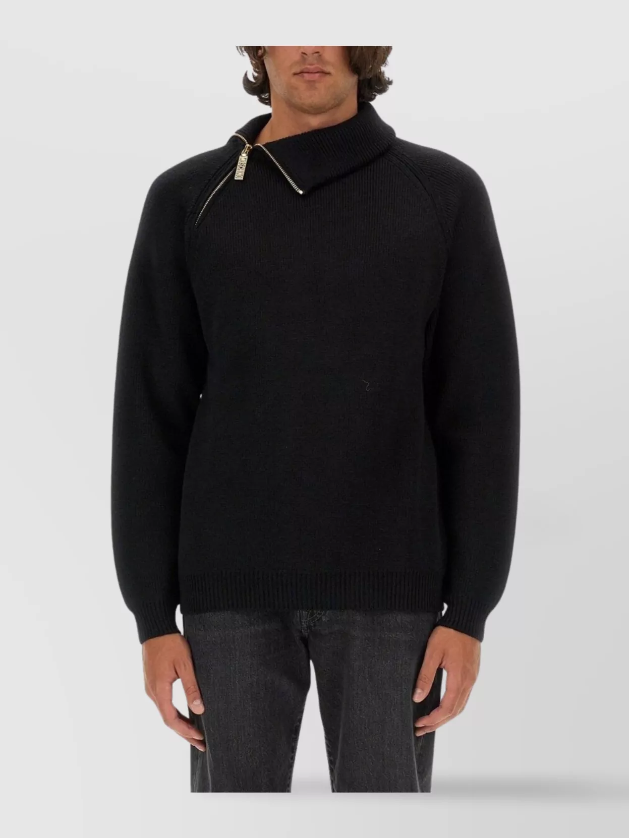 Moschino Wool Jumper Zipper Detail