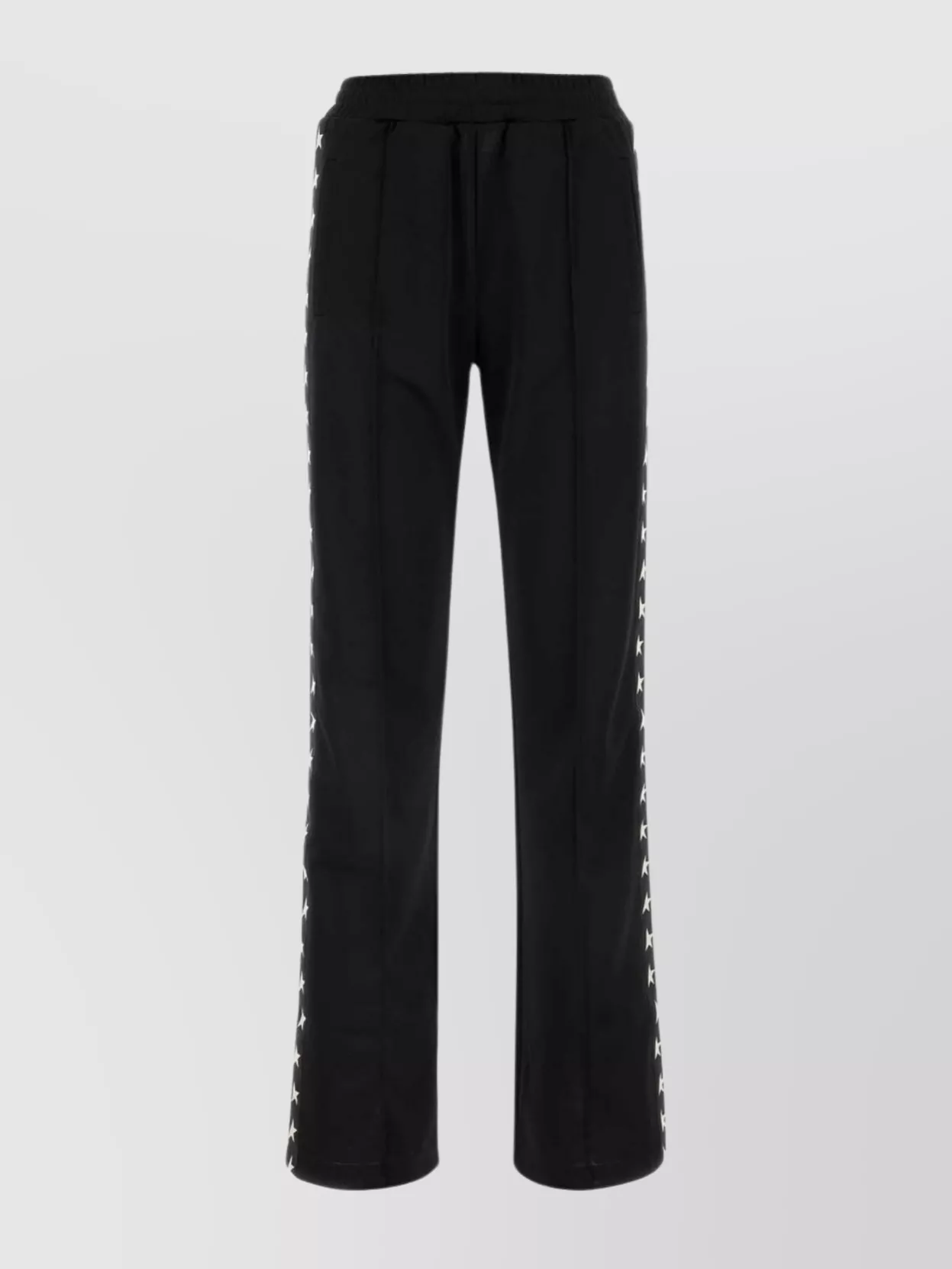 Shop Golden Goose Polyester Joggers With Elastic Waistband And Wide Leg