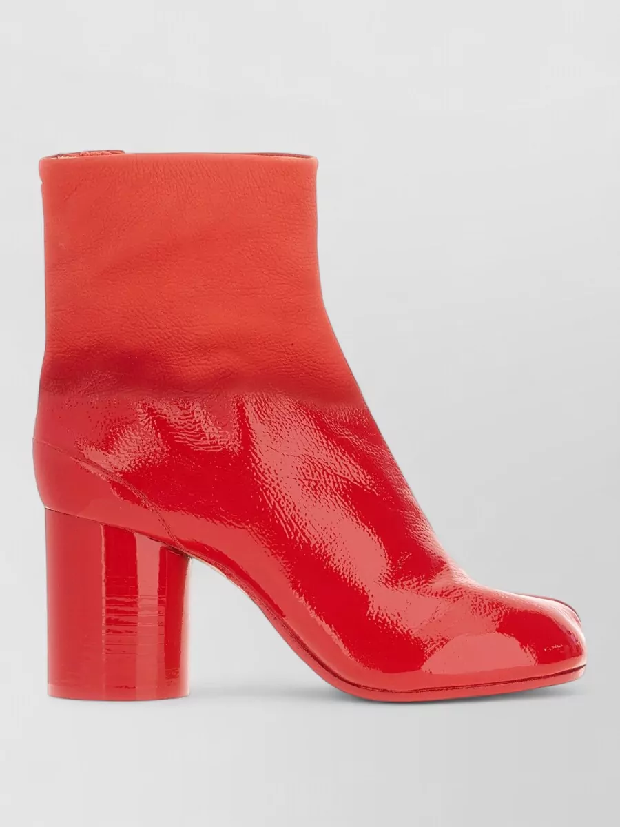 Maison Margiela Leather Tabi Ankle Boots
