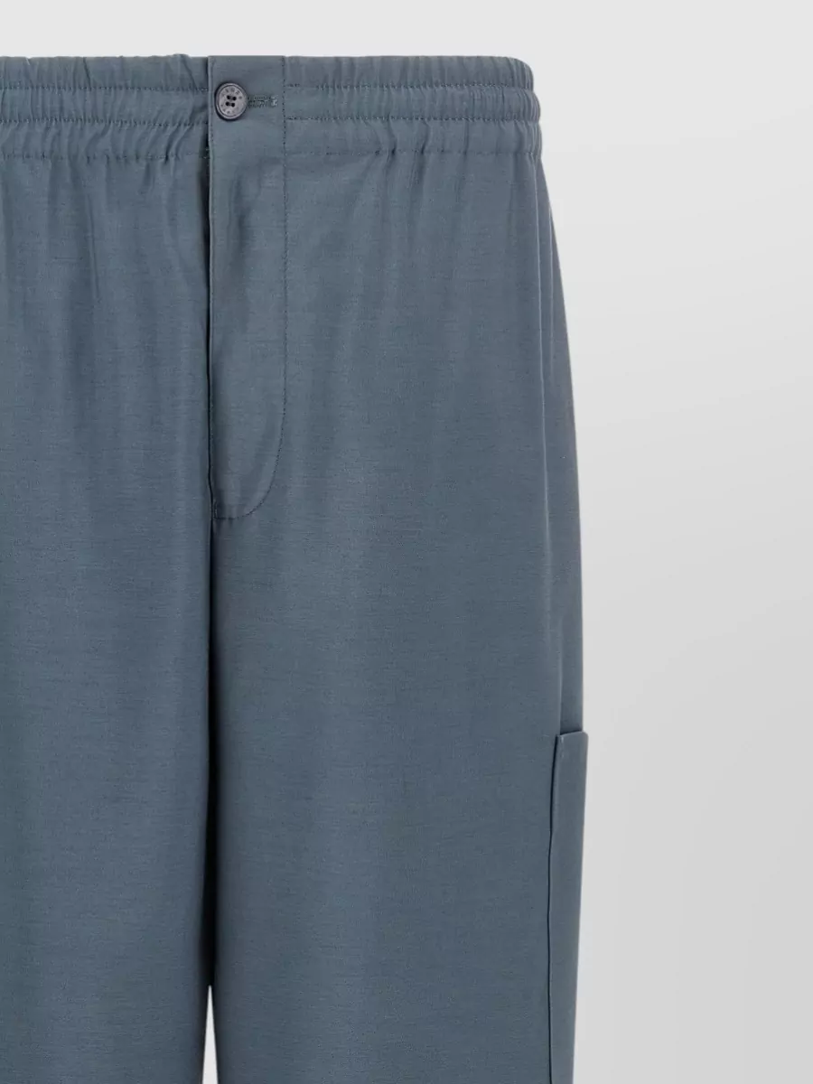 Kenzo Wool Relaxed-Fit Cargo Joggers